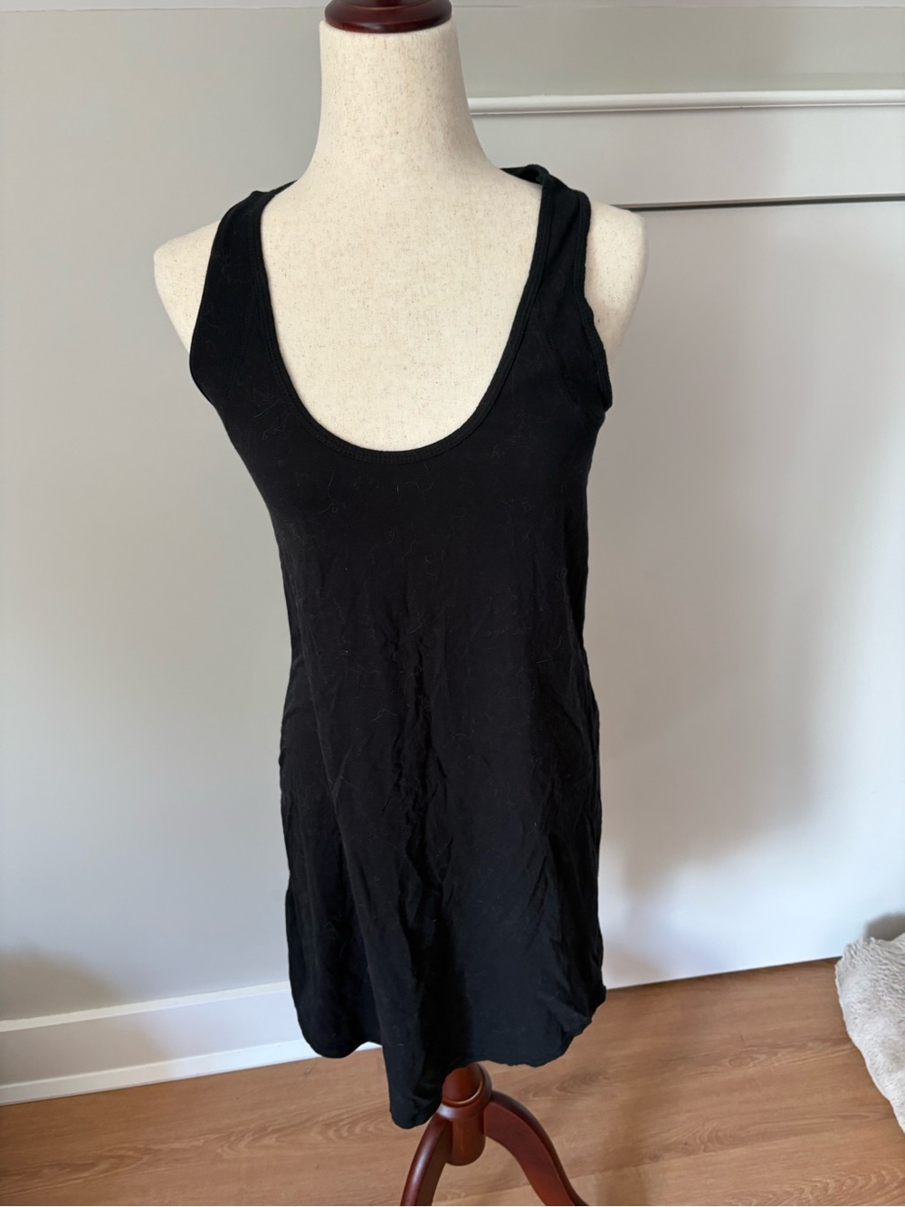 LAmade Classic Black Scoop Neck Tank Dress size MEDIUM